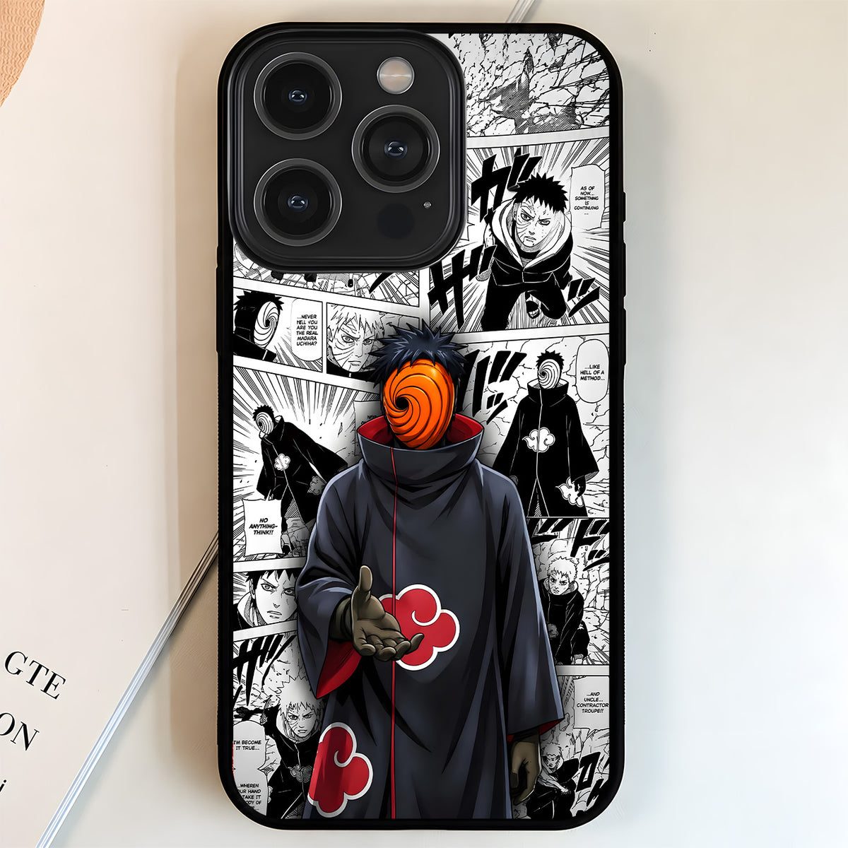 Naruto Obito Akatsuki Glass Case