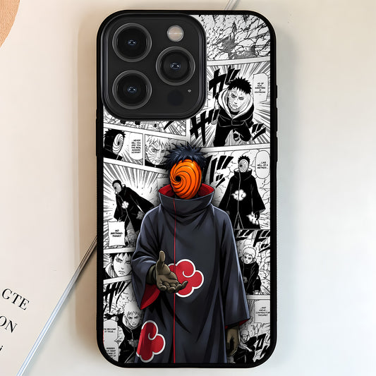 Naruto Obito Akatsuki Glass Case
