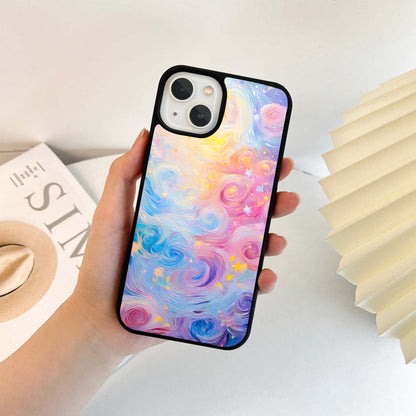Starlit Pastel Whirl Glass Case