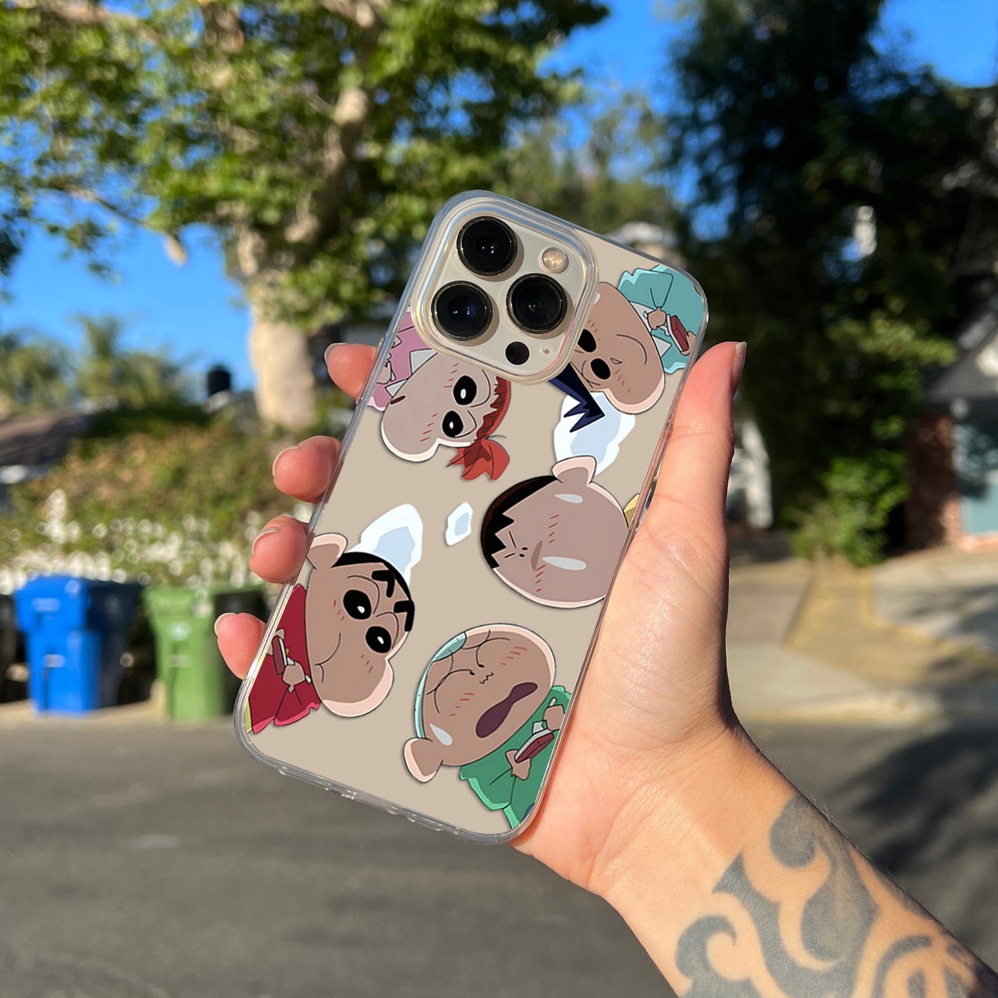 Shinchan Sky Adventure Clear Silicon Cover