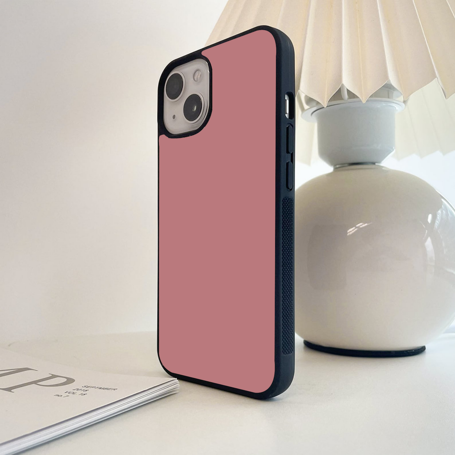 Pantone Dusty Rose Glass Case
