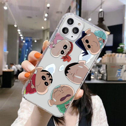 Shinchan Sky Adventure Clear Silicon Cover