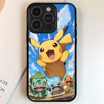 Pokemon Pikachu Jump Glass Case