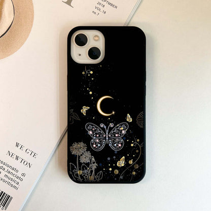 Butterfly Moon Magic Glass Case