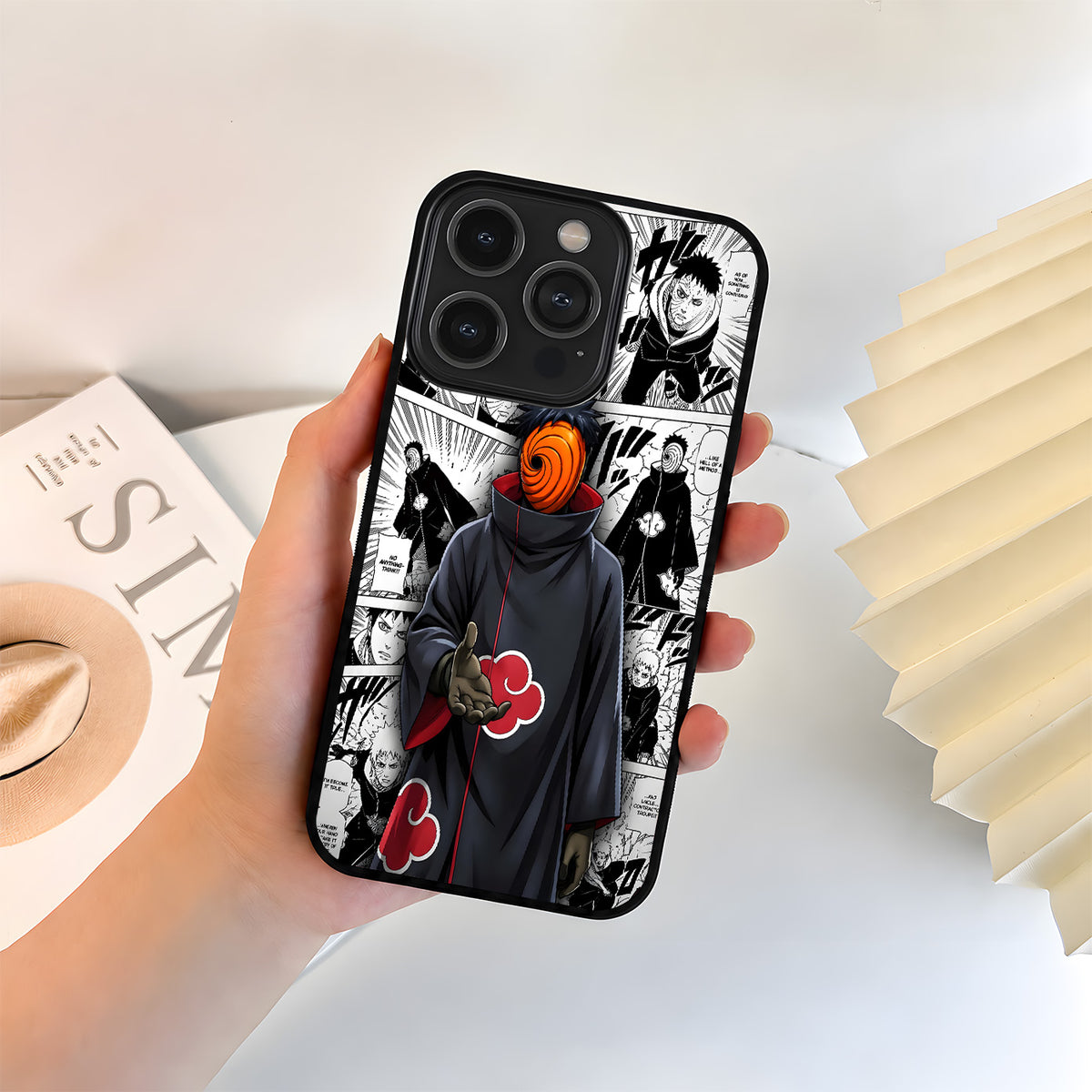 Naruto Obito Akatsuki Glass Case