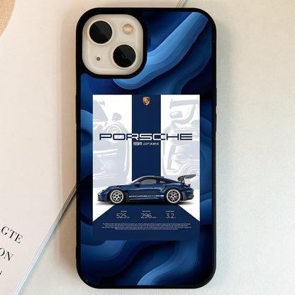 Porsche Navy GT3 Glass Case