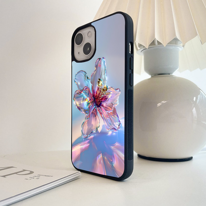Glass Petal Shine Glass Case