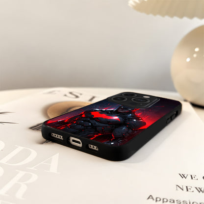 Red Anger Batman Glass Case