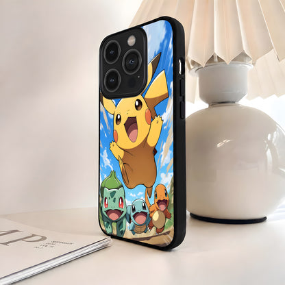 Pokemon Pikachu Jump Glass Case