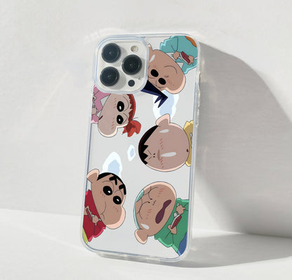 Shinchan Sky Adventure Clear Silicon Cover