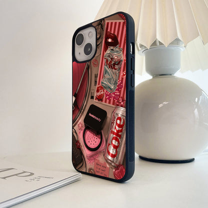 Diet Coke Retro Glass Case