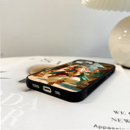 Royal Ganesha Dance Glass Case