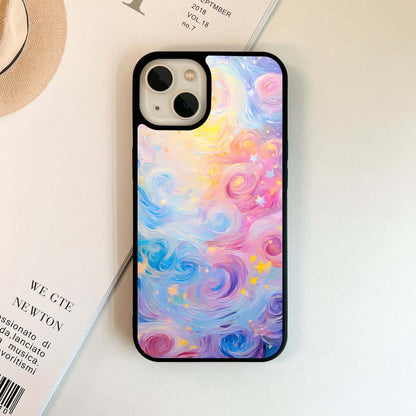 Starlit Pastel Whirl Glass Case