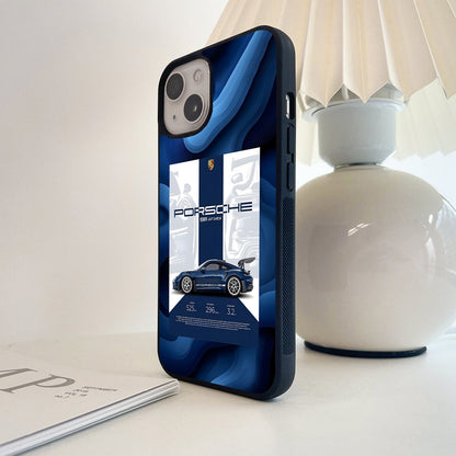 Porsche Navy GT3 Glass Case