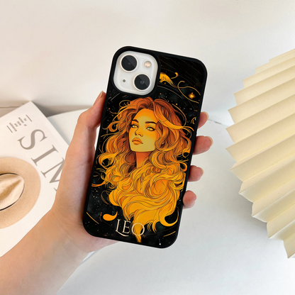 Zodiac Leo Glass Case