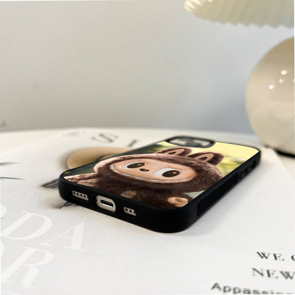 Cute Little Labubu Glass Case