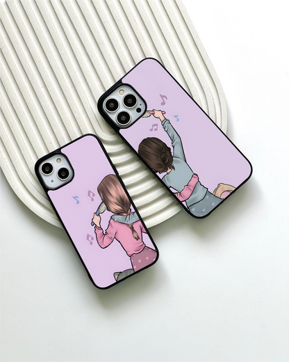 Best Friend Singing Glass Case