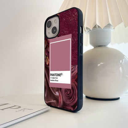 Pantone Heather Rose Glass Case