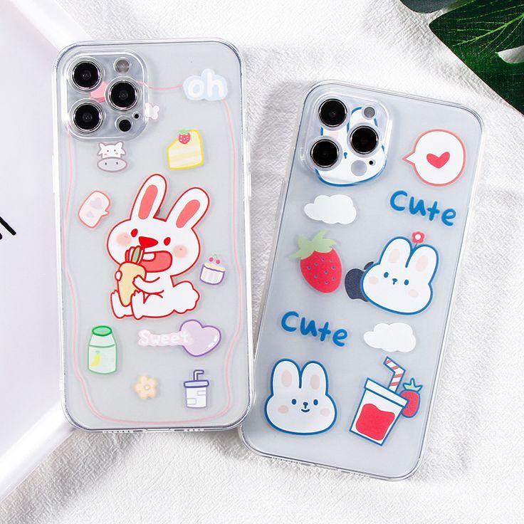 Couple Sweet/Cute Clear Silicon Case Cover