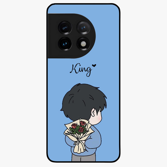 Love in My Hands Custom Name Glass Case for OnePlus 11 |1+11