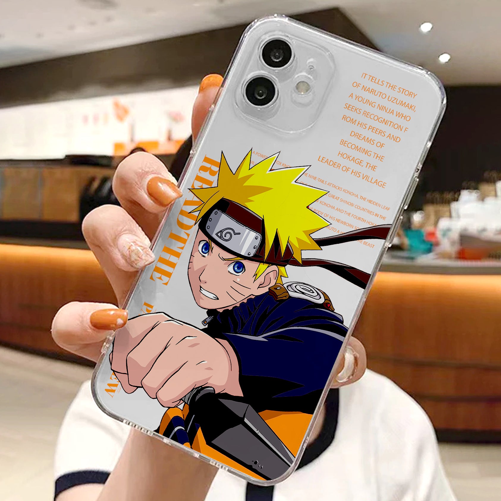 Naruto Anime Soft Clear Silicon Case Cover