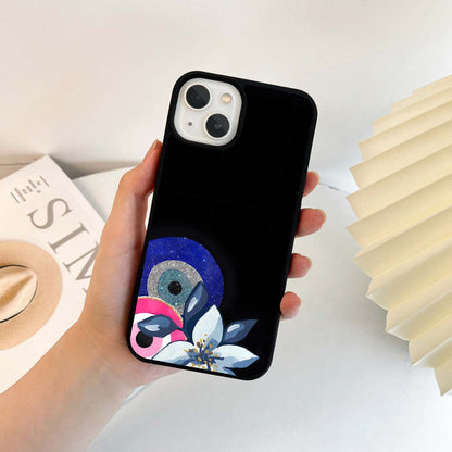 Abstract Evil Eye Glass Case