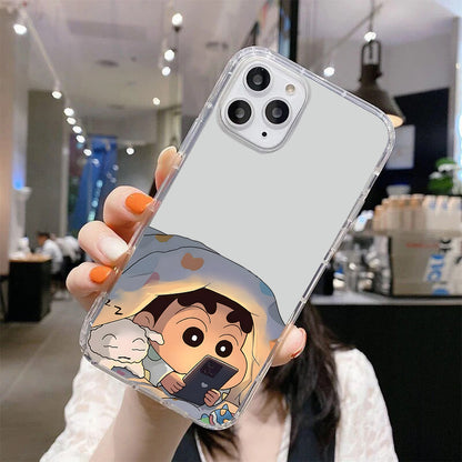 Cozy Night Shinchan Clear Silicon Cover