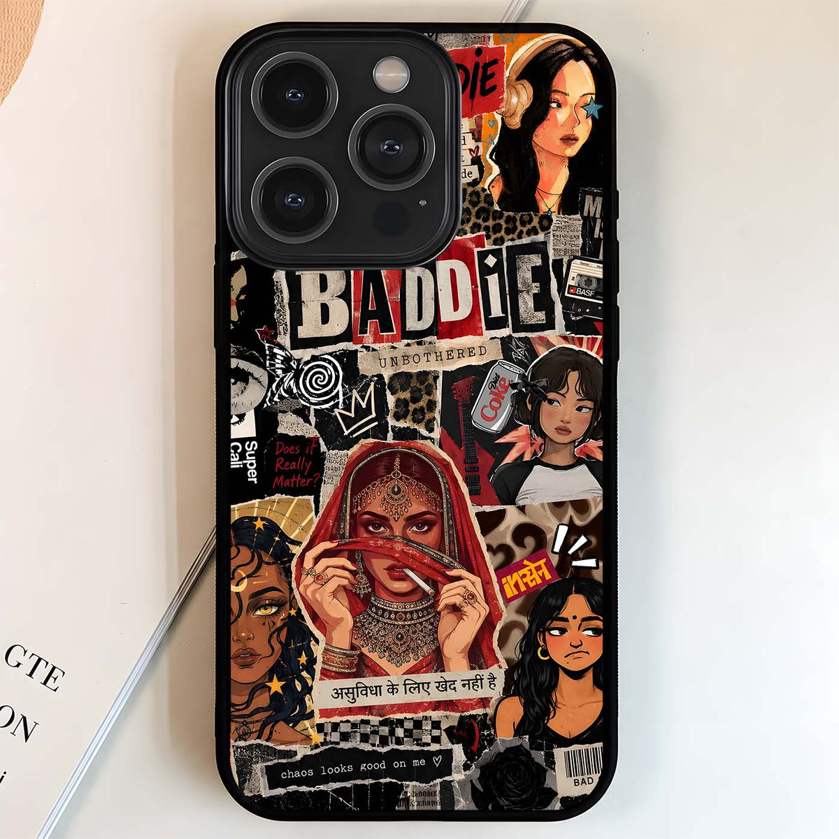 Baddie Girl Energy Glass Case