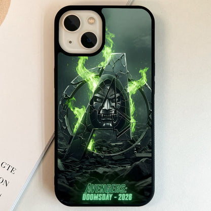 Avengers Doomsday Broken Logo Glass Case