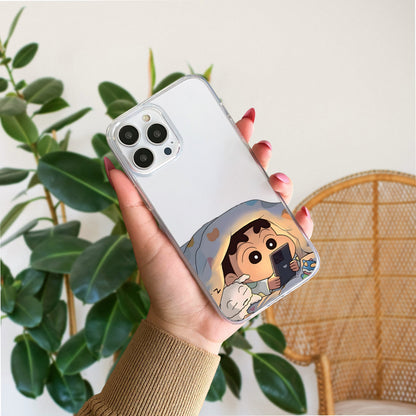 Cozy Night Shinchan Clear Silicon Cover