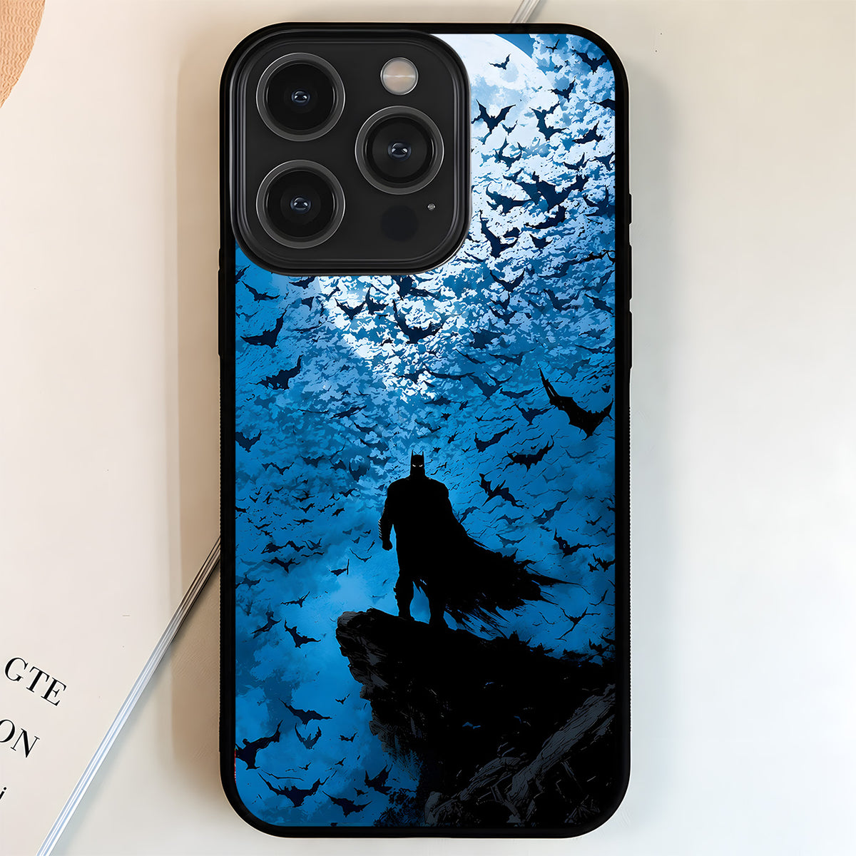 Batman Blue Swarm Glass Case