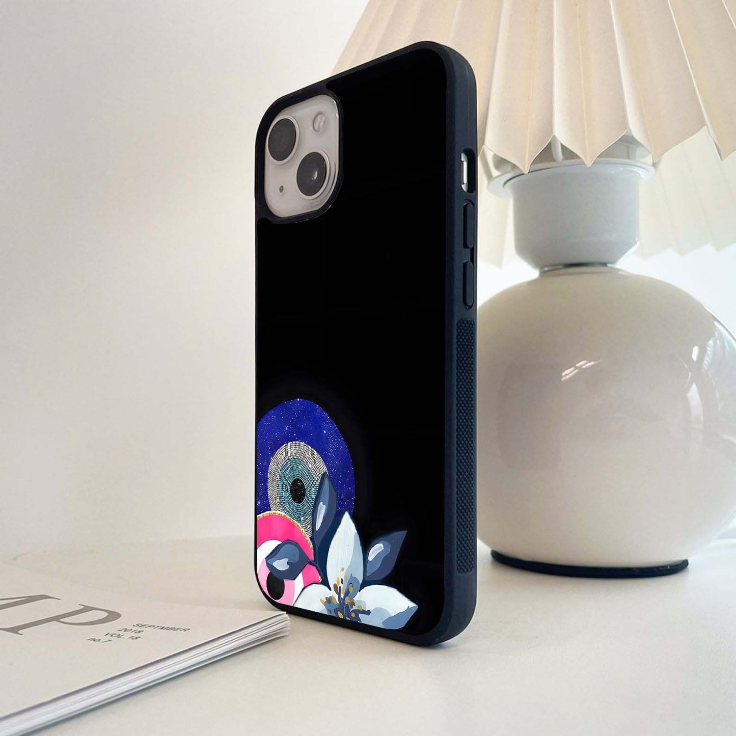 Abstract Evil Eye Glass Case