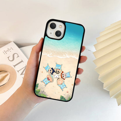 Beach Vibes Shinchan Glass Case