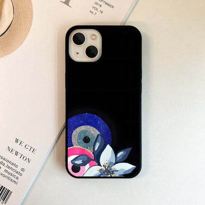 Abstract Evil Eye Glass Case