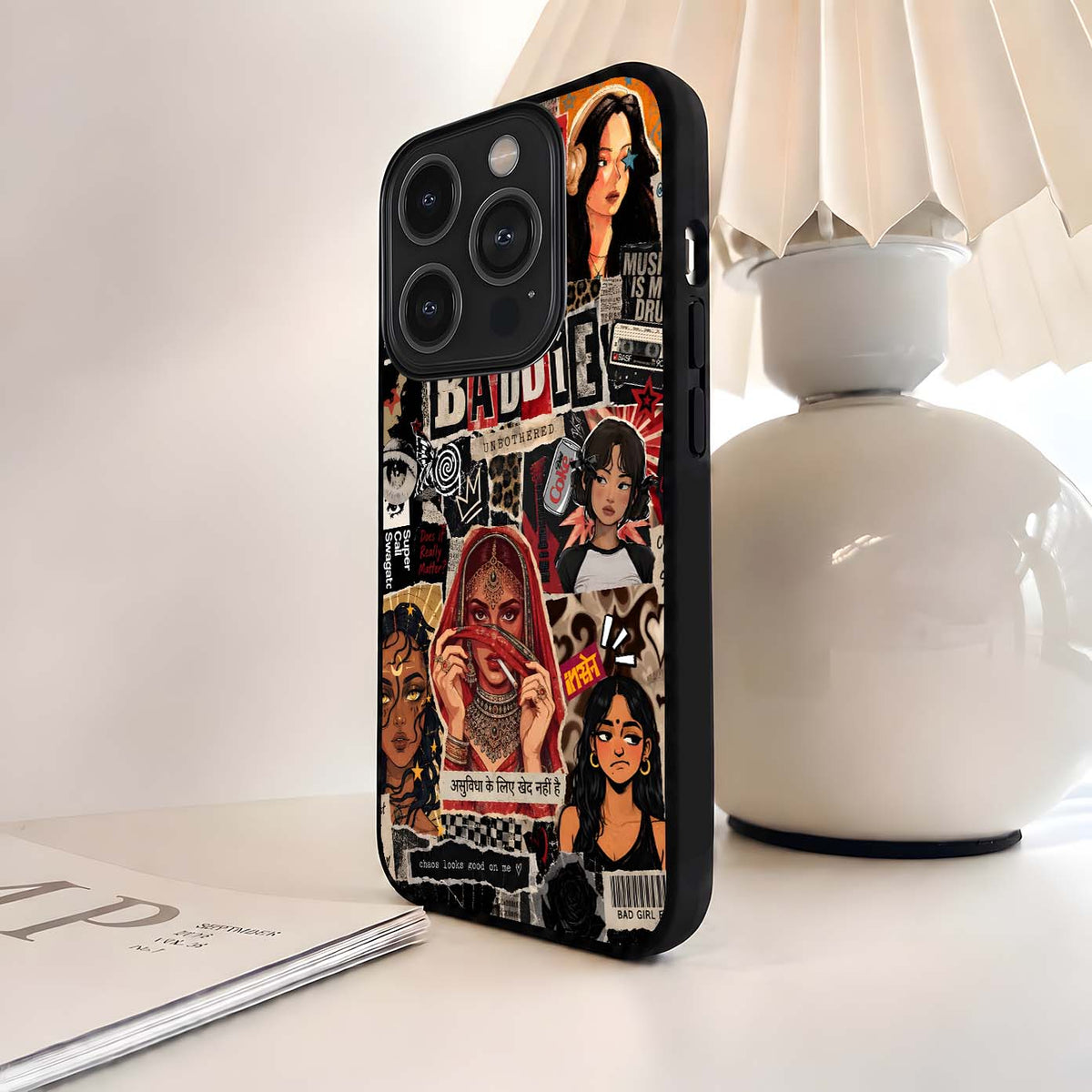 Baddie Girl Energy Glass Case