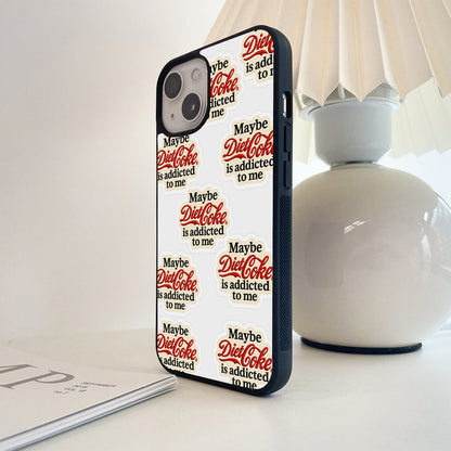 Diet Coke Addicted Glass Case