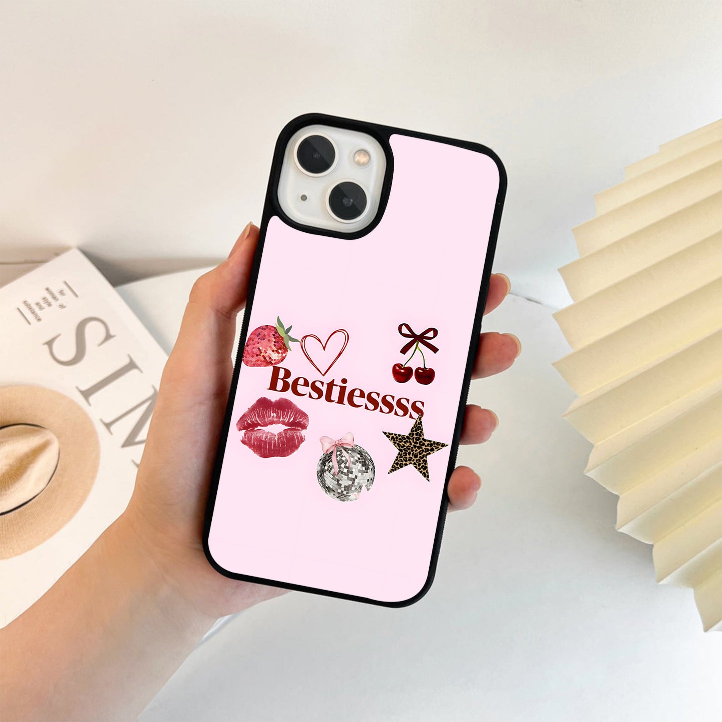 Aesthetic Bestie Glass Case