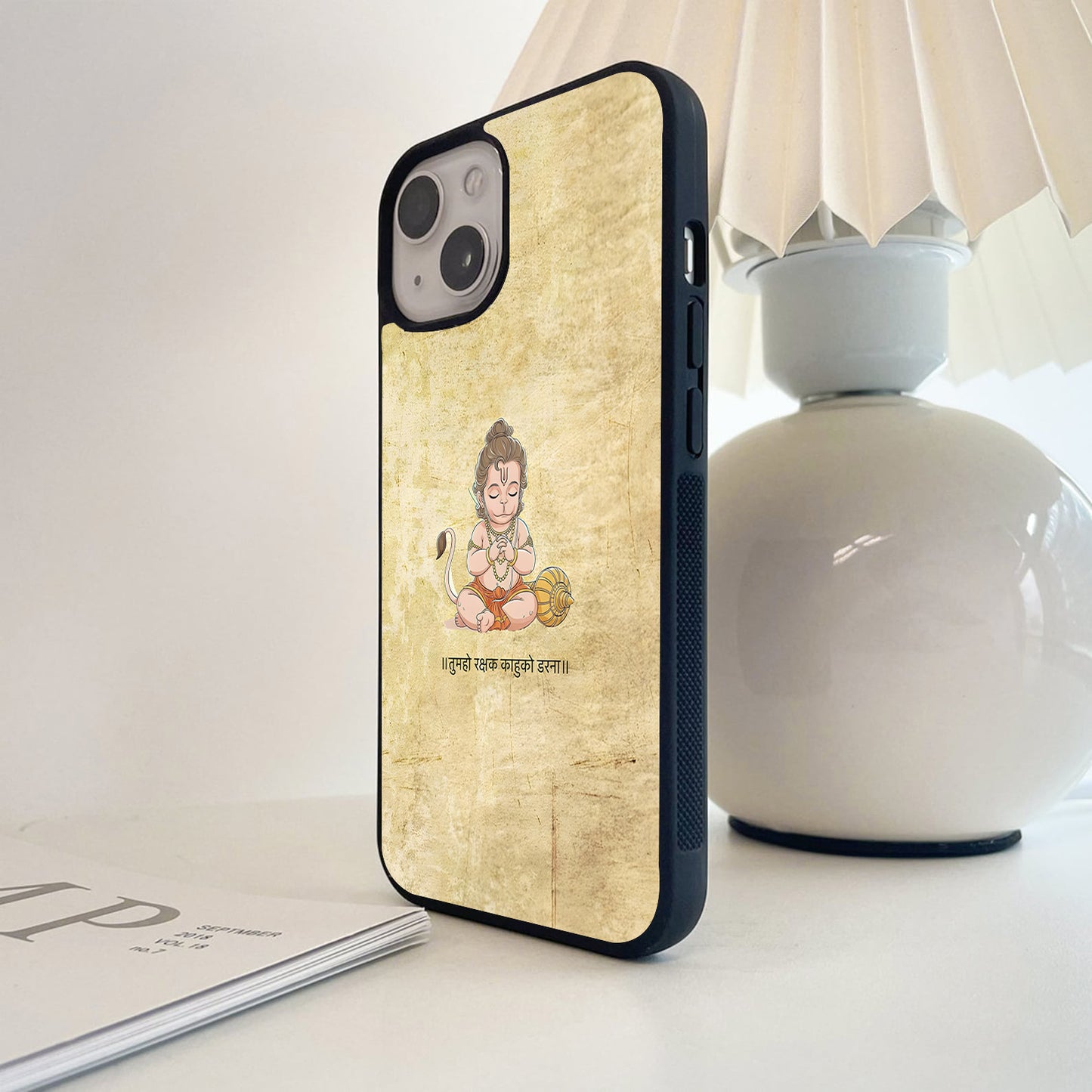 Bal Hanuman Divine Glass Case