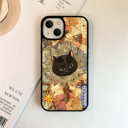 Galactic Kitty Carnival Glass Case