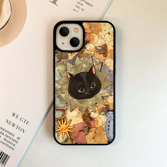 Galactic Kitty Carnival Glass Case