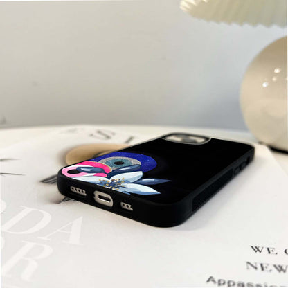 Abstract Evil Eye Glass Case