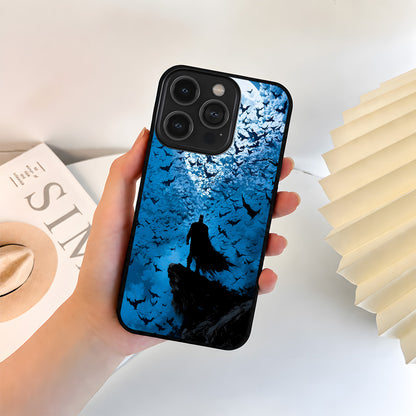 Batman Blue Swarm Glass Case