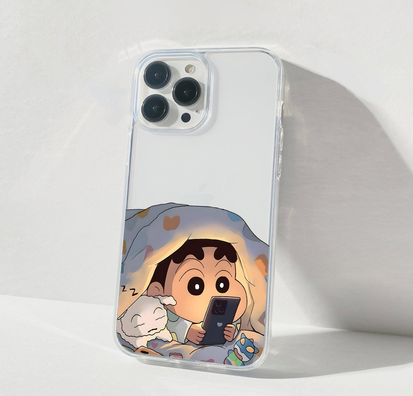 Cozy Night Shinchan Clear Silicon Cover