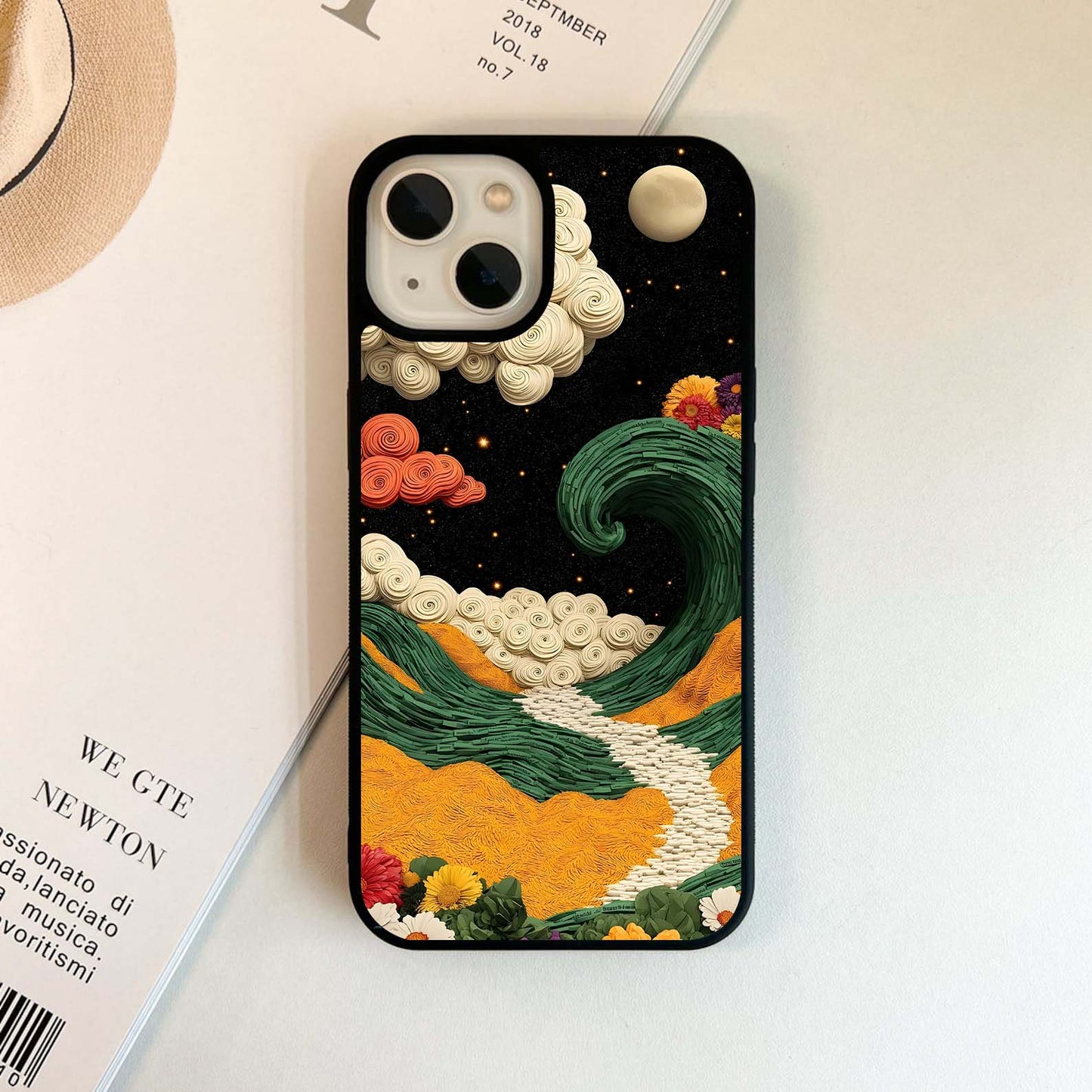 Illusion Greece Scenery Glass Case