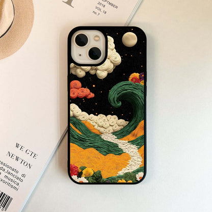 Illusion Greece Scenery Glass Case