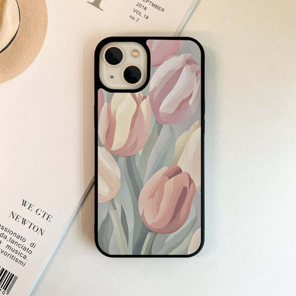 Illustration Tulip Glass Case