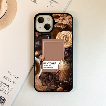 Pantone Mocha Mousse Glass Case