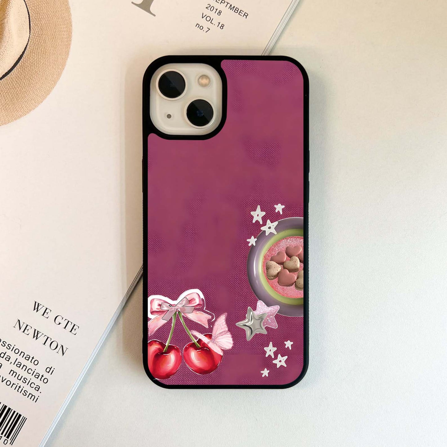 Little Heart Cheery Cup Glass Case