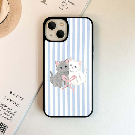 Lovely Cat Glass Case