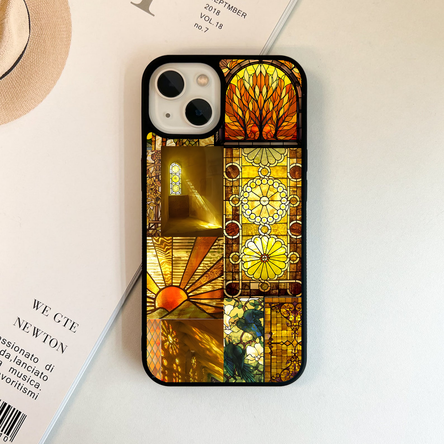 Amber Glass Glow Glass Case